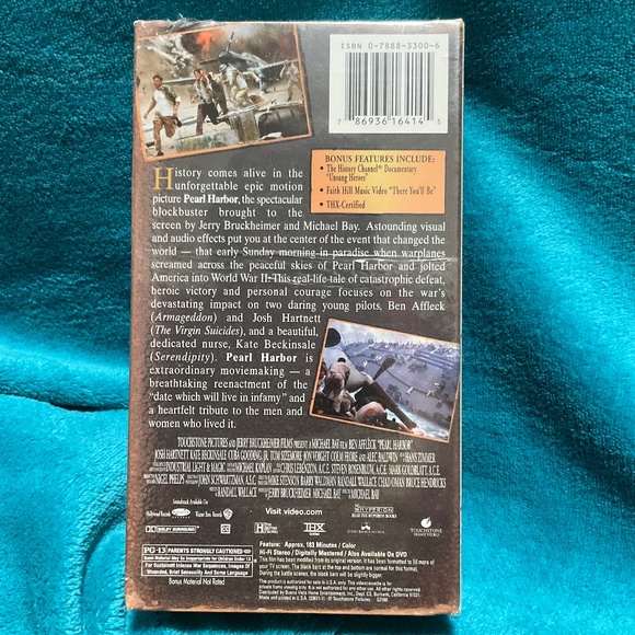 New Sealed PEARL HARBOR 60th Anniversary Commemorative Edition VHS Tape - Picture 2 of 7